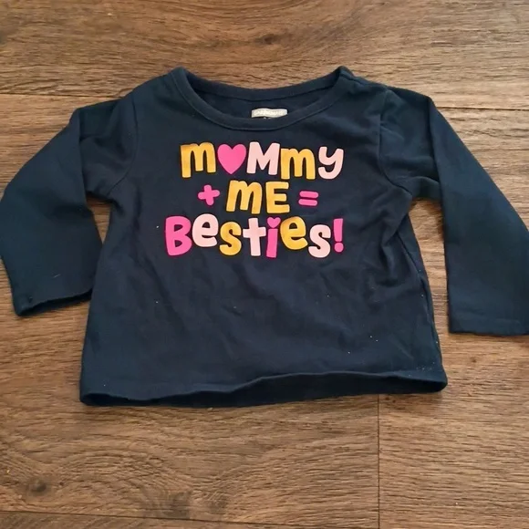 Mommy + Me = Besties Babygirl Long sleeve Shirt - Picture 2 of 5
